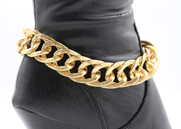 Double Link Anklet Shoe Charm